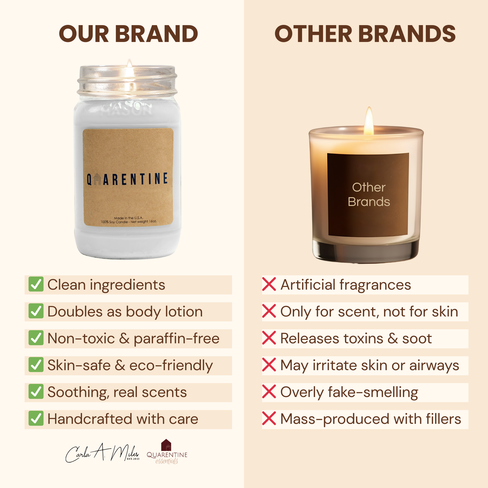 Apple & Sage | Pure Soy Wax Candle | Made in USA