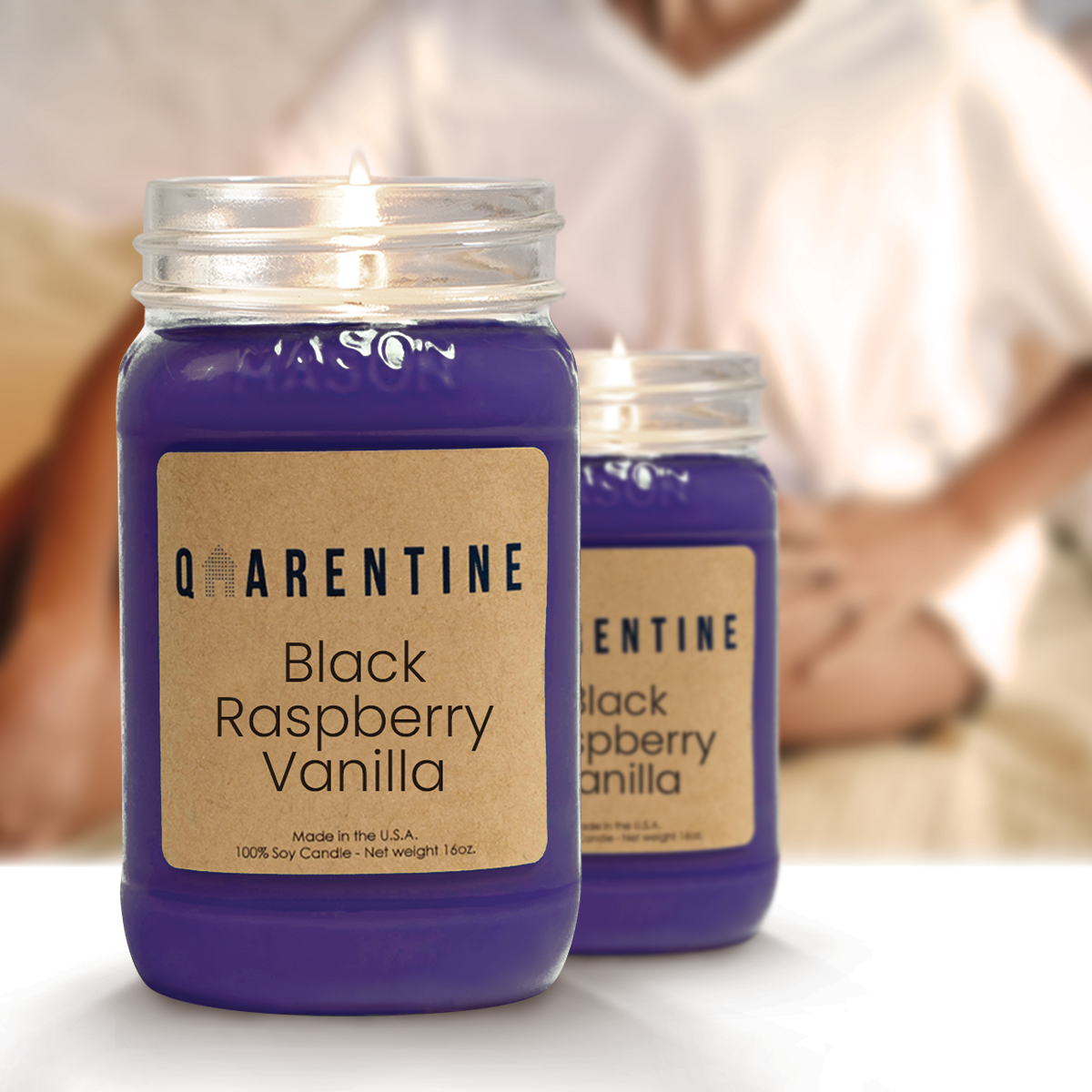Black Raspberry Vanilla | Pure Soy Wax Candle | Made in USA