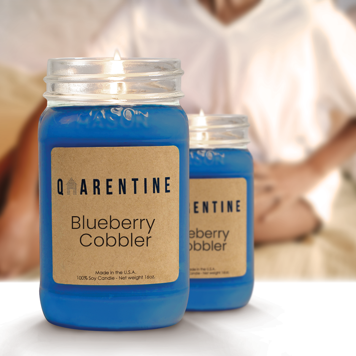 Blueberry Cobbler | Pure Soy Wax Candle | Made in USA