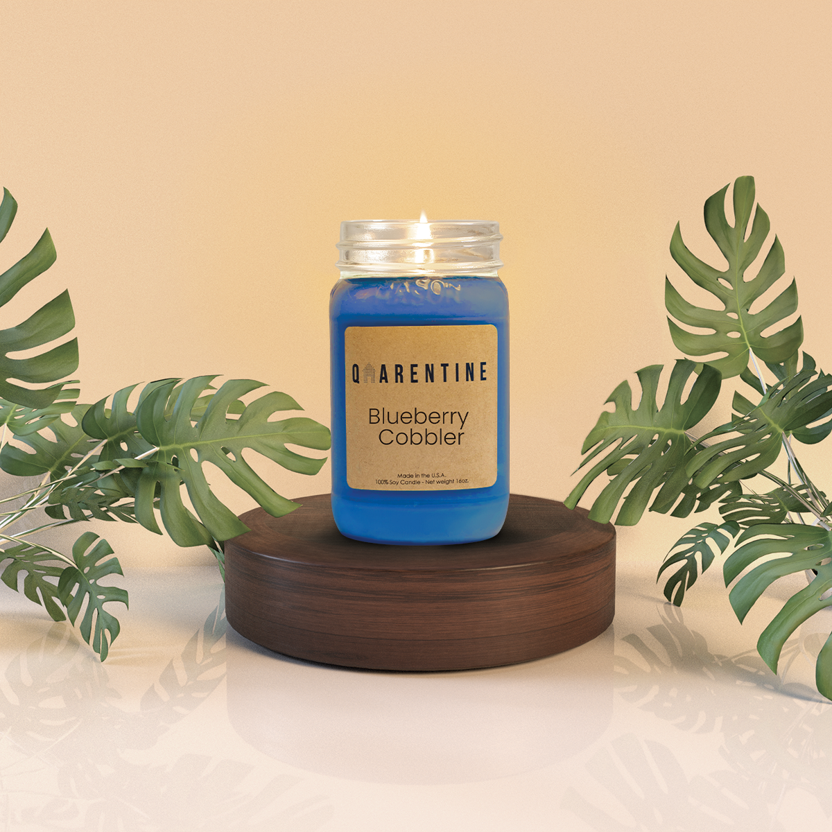 Blueberry Cobbler | Pure Soy Wax Candle | Made in USA