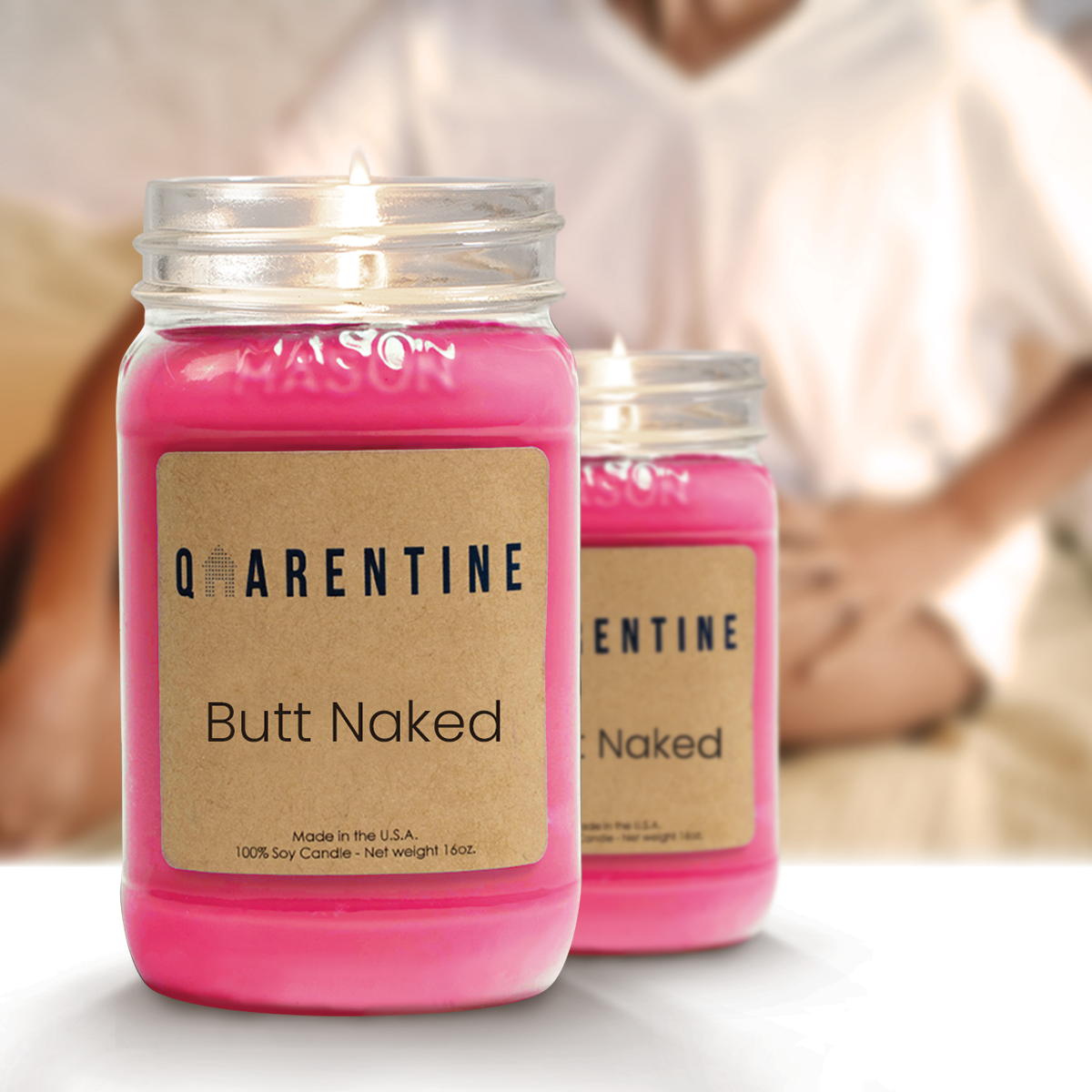 Butt Naked | Pure Soy Wax Candle | Made in USA