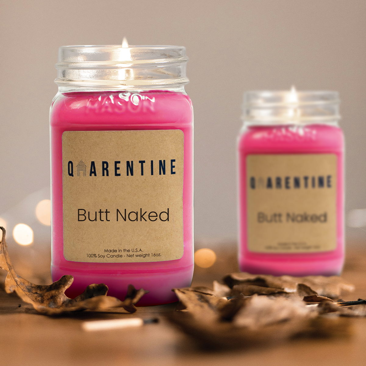 Butt Naked | Pure Soy Wax Candle | Made in USA