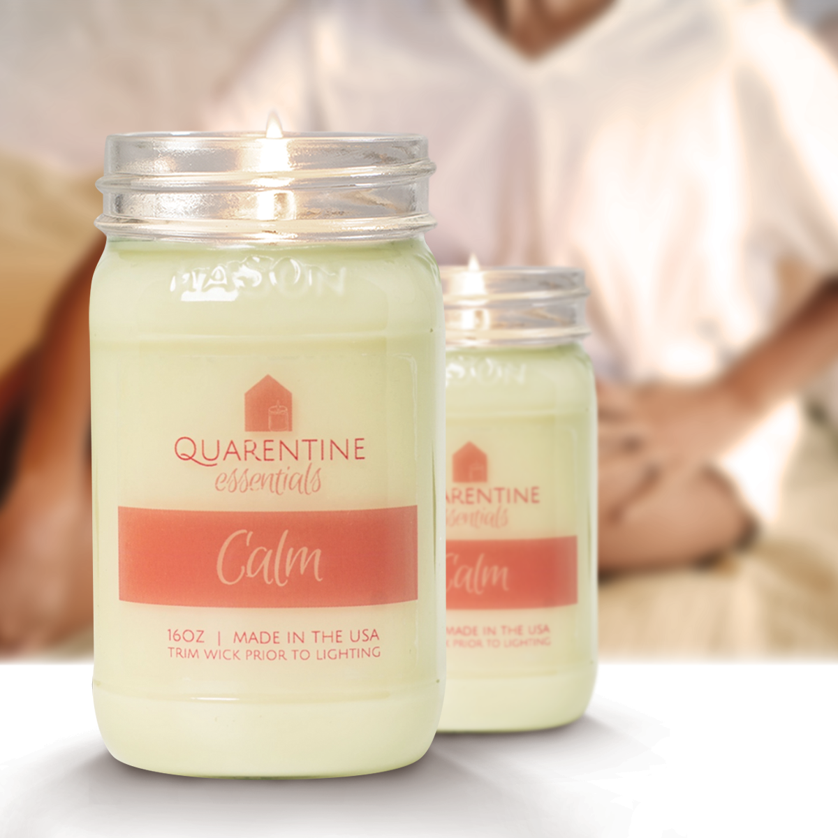 Calm | Pure Soy Wax Candle | Made in USA