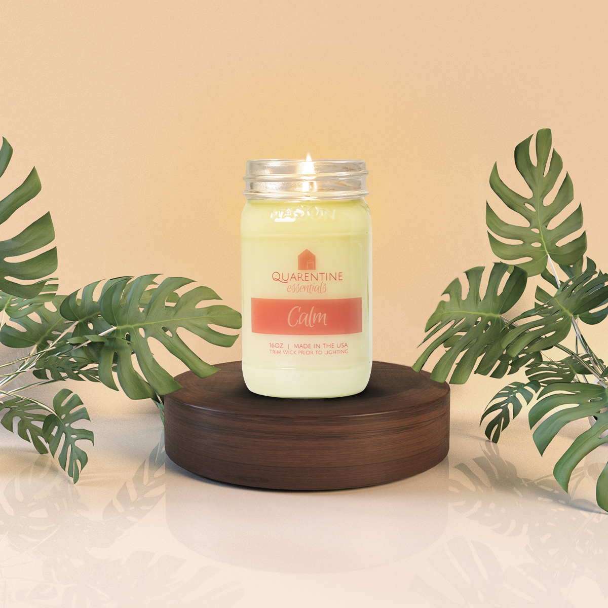 Calm | Pure Soy Wax Candle | Made in USA