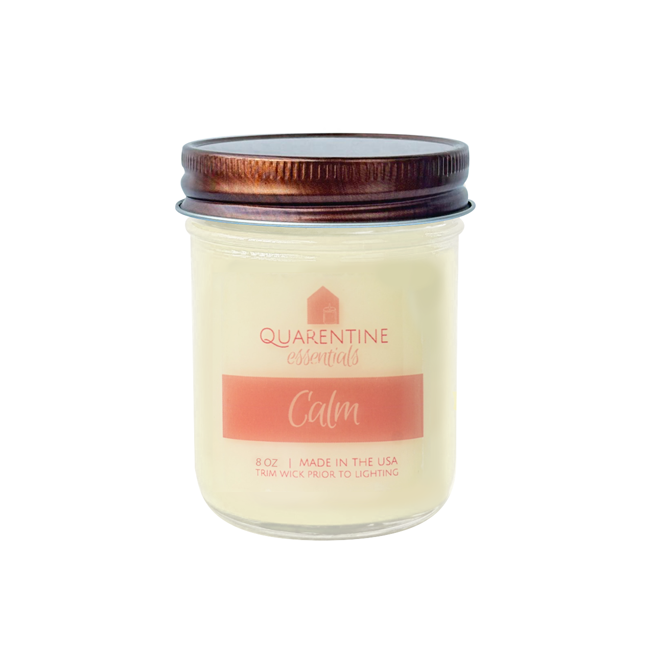Calm | Pure Soy Wax Candle | Made in USA