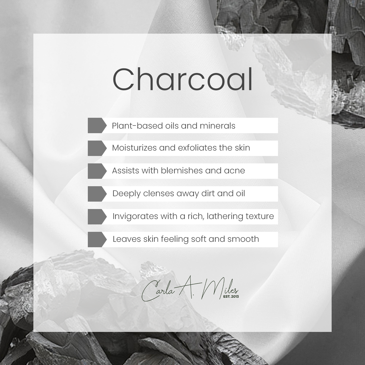 Charcoal Soap Bar | Chemical Free | All Natural