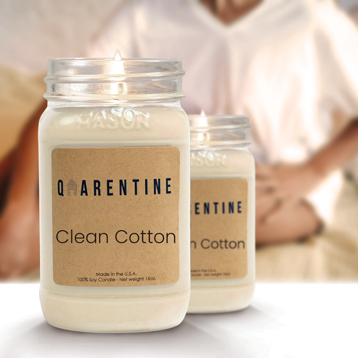 Clean Cotton | Pure Soy Wax Candle | Made in USA