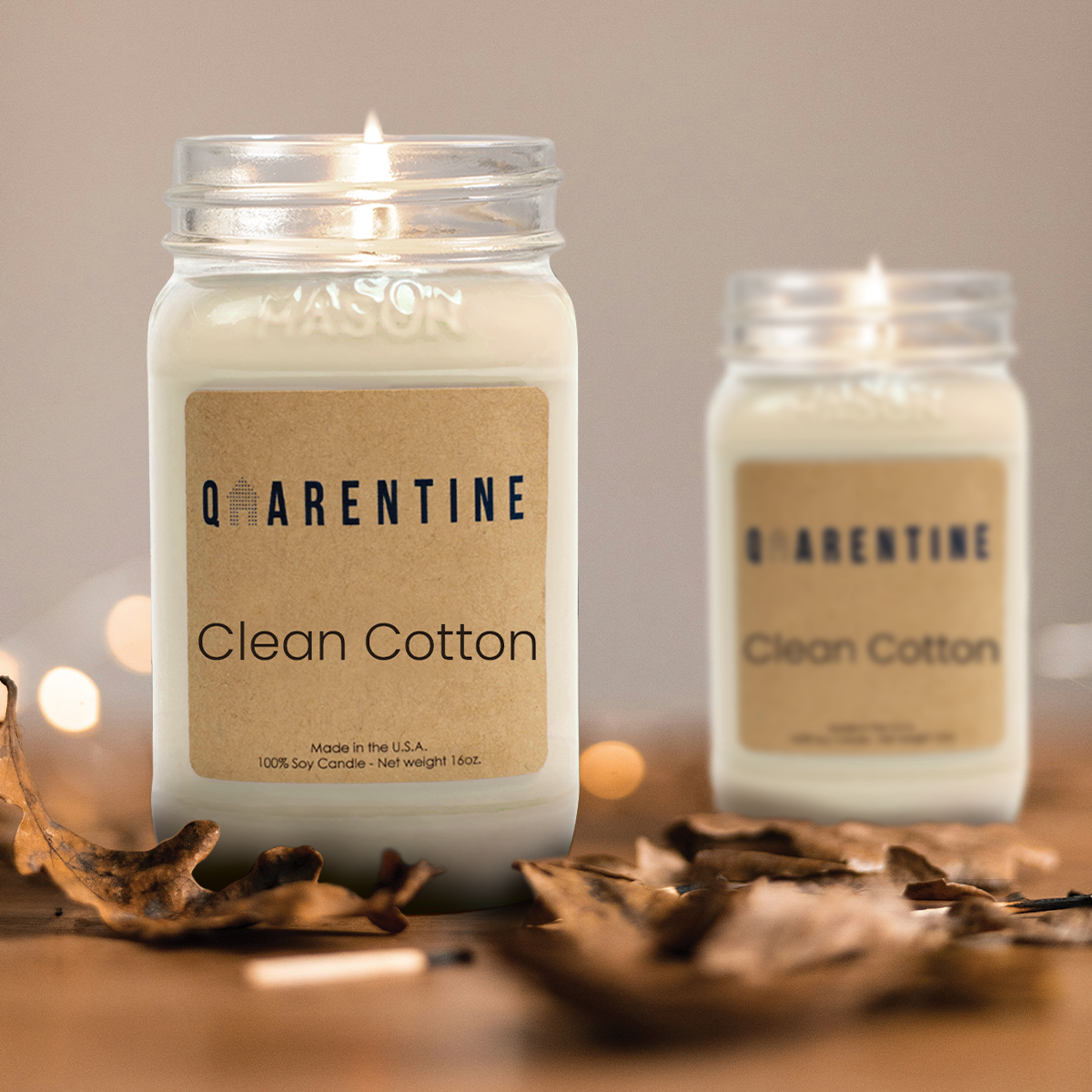 Clean Cotton | Pure Soy Wax Candle | Made in USA