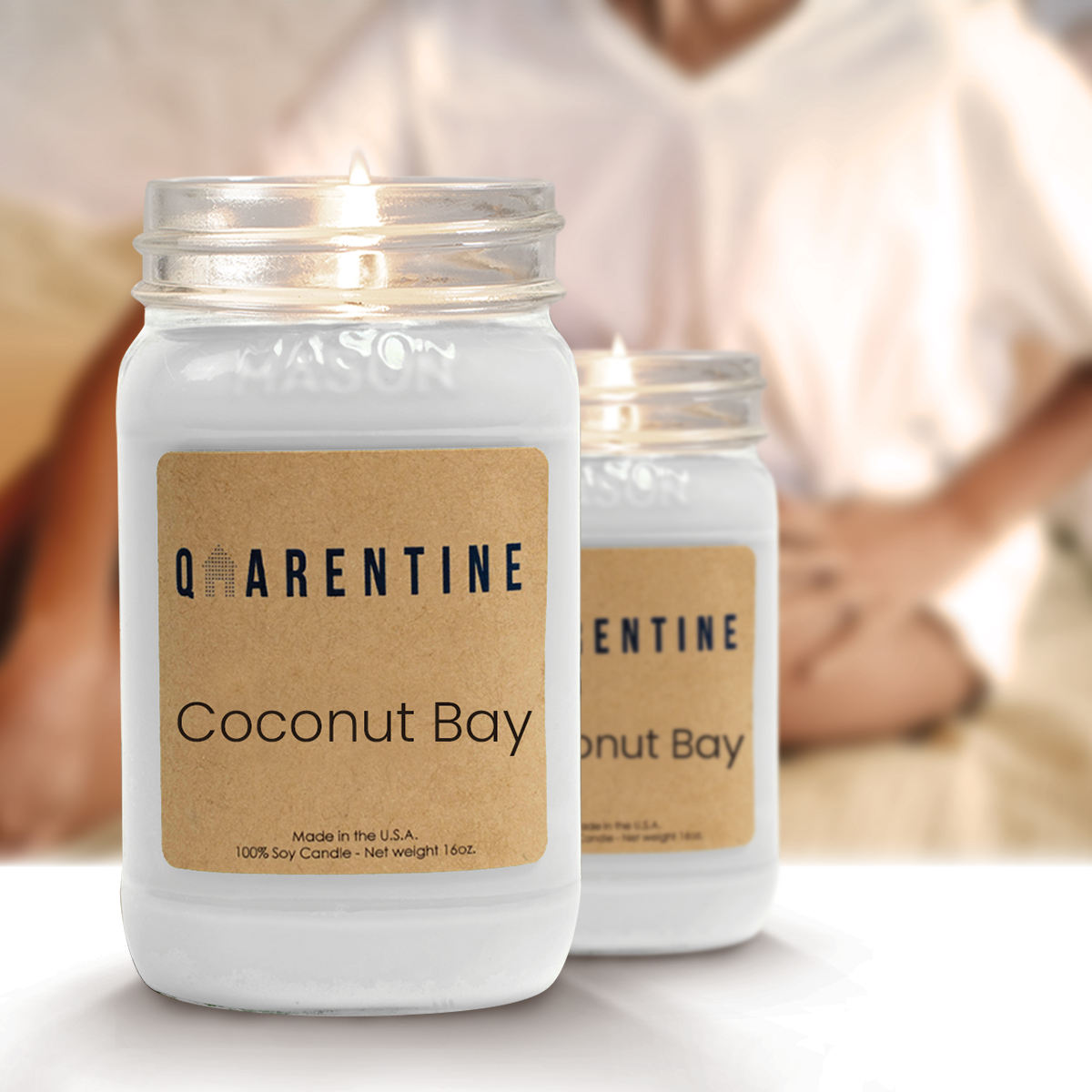 Coconut Bay | Pure Soy Wax Candle | Made in USA