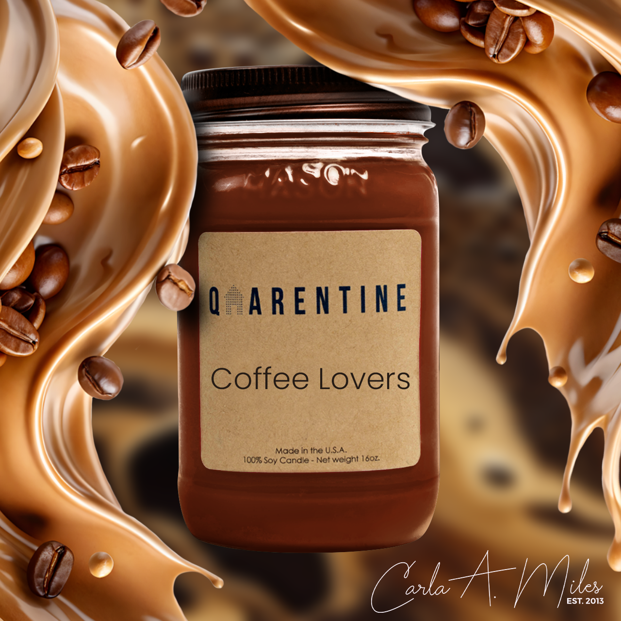 Coffee Lovers | Pure Soy Wax Candle | Made in USA