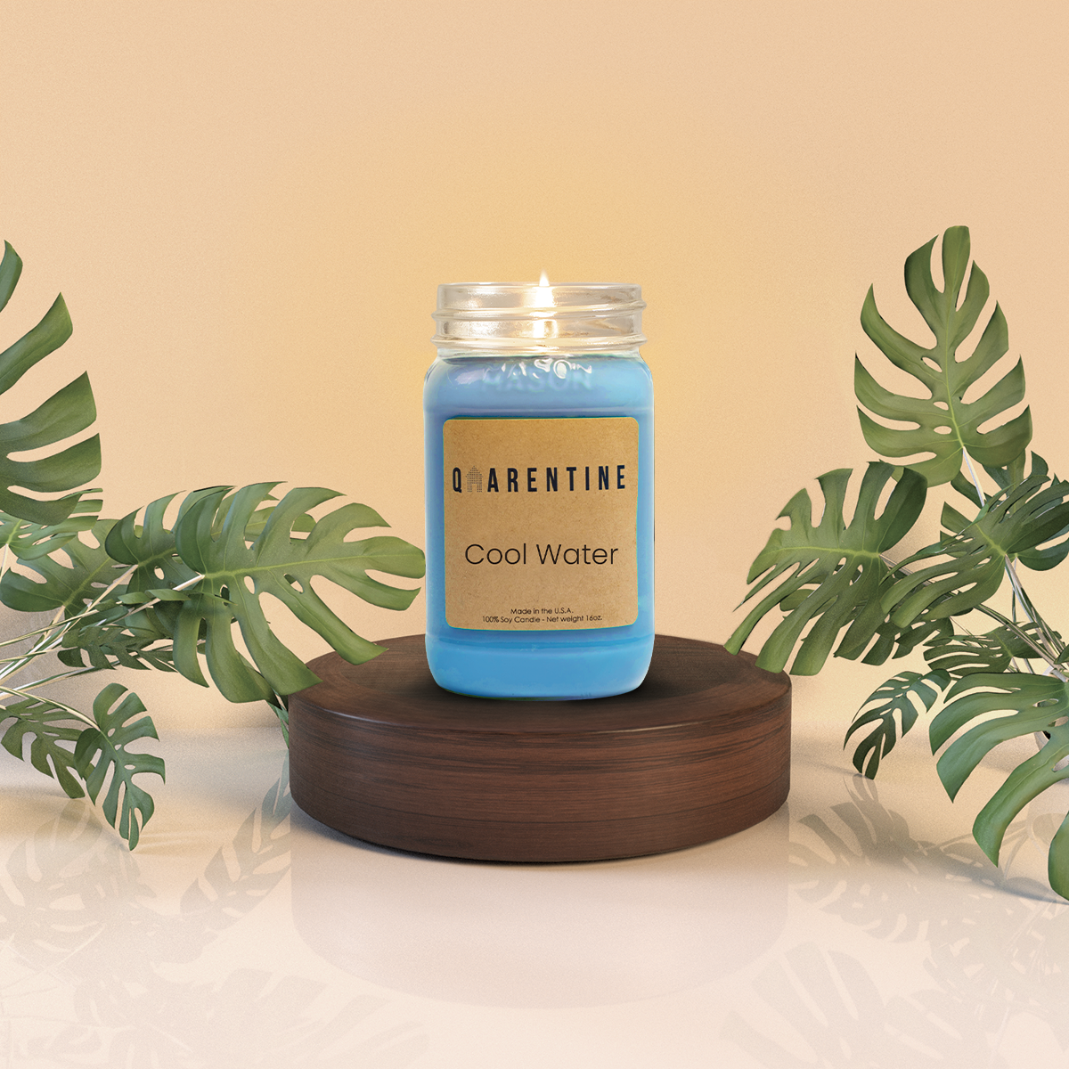 Cool Water | Pure Soy Wax Candle | Made in USA
