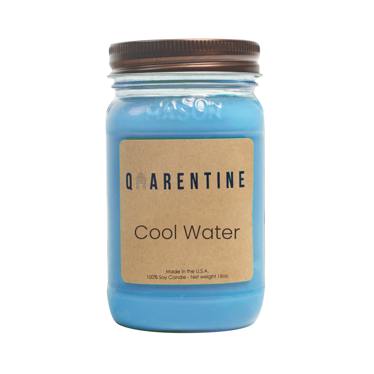 Cool Water | Pure Soy Wax Candle | Made in USA