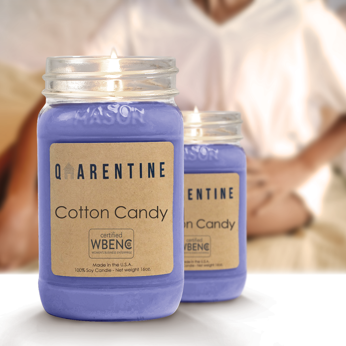 Cotton Candy | Pure Soy Wax Candle | Made in USA