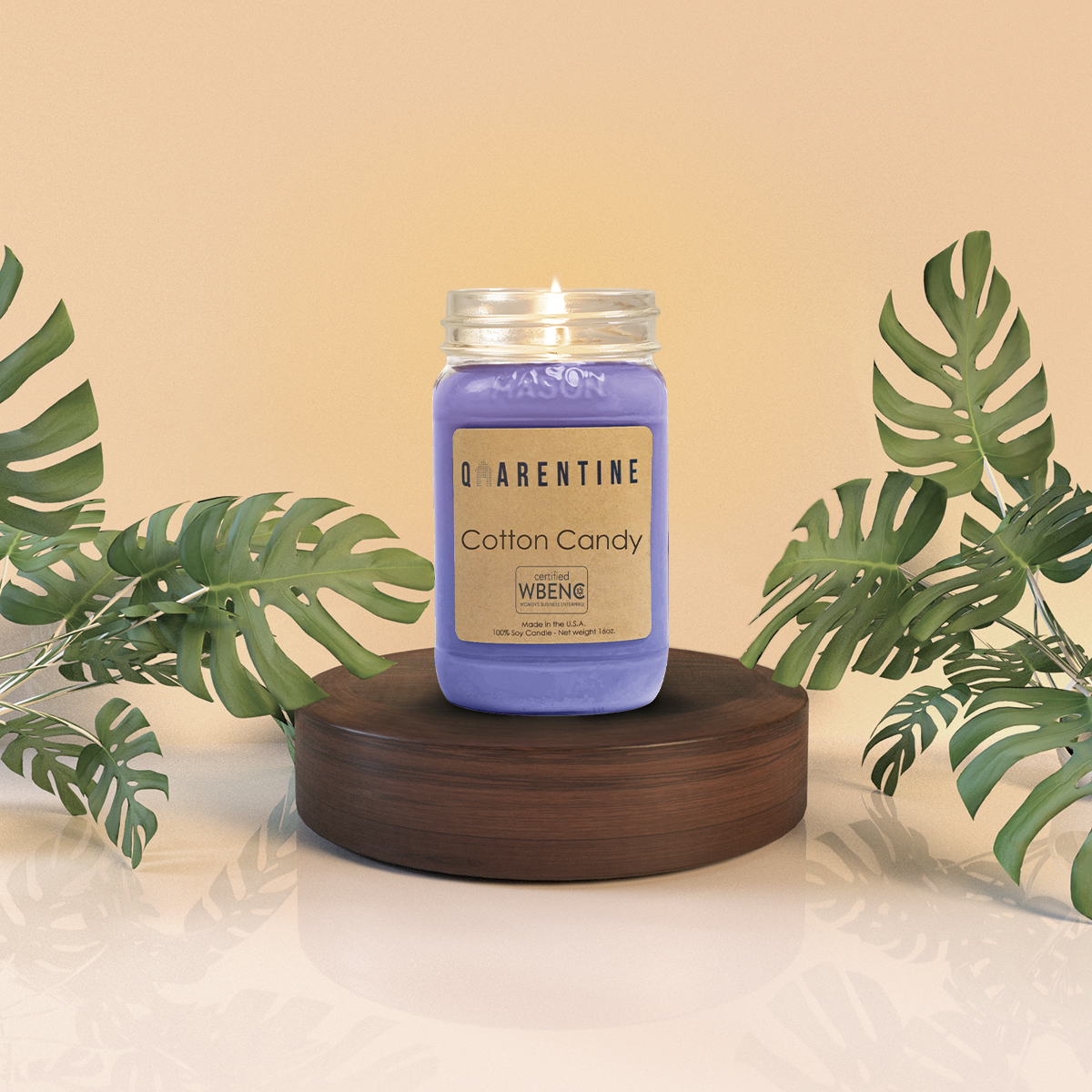 Cotton Candy | Pure Soy Wax Candle | Made in USA