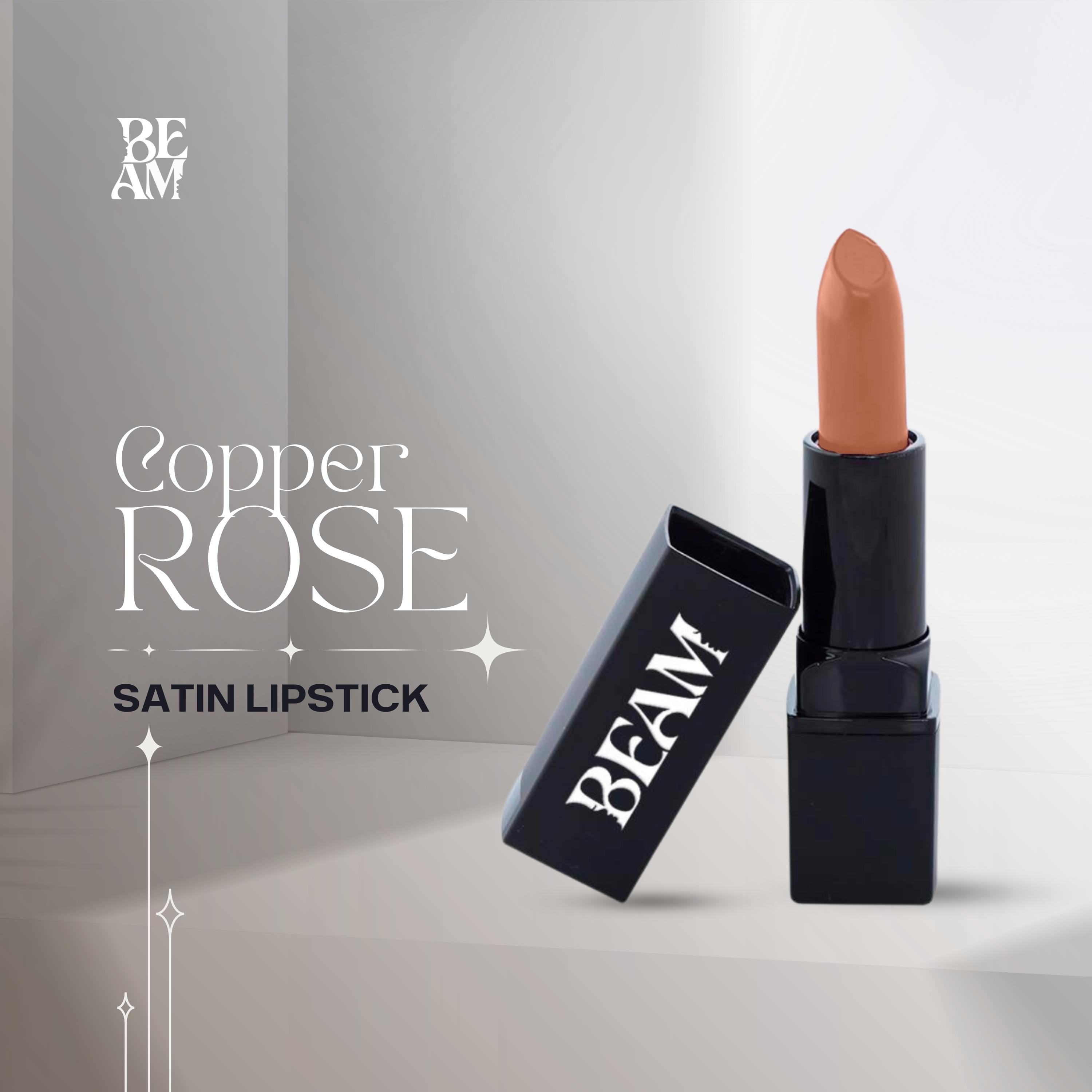 BEAM Satin Lipstick (Lighter Shades)