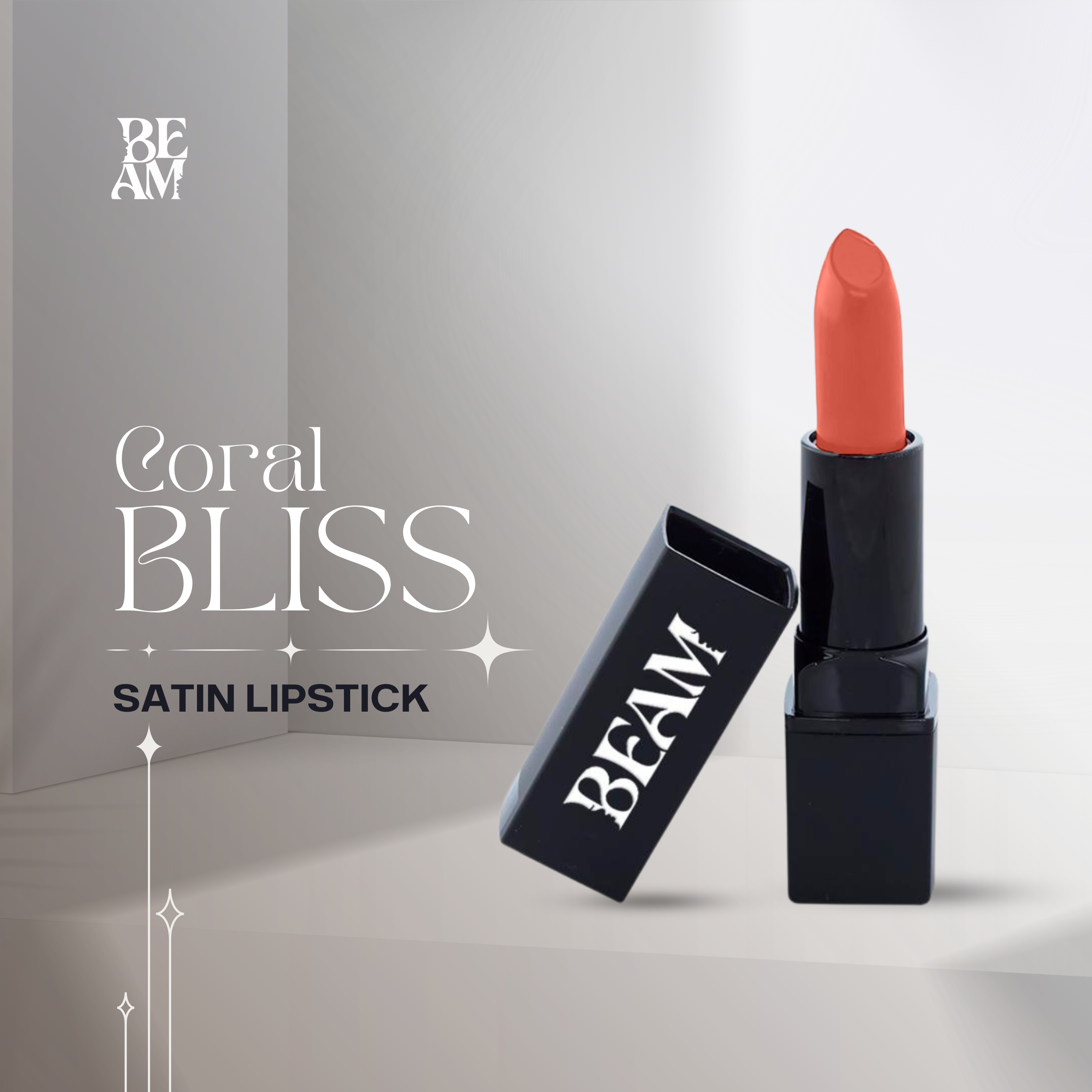 BEAM Satin Lipstick (Lighter Shades)
