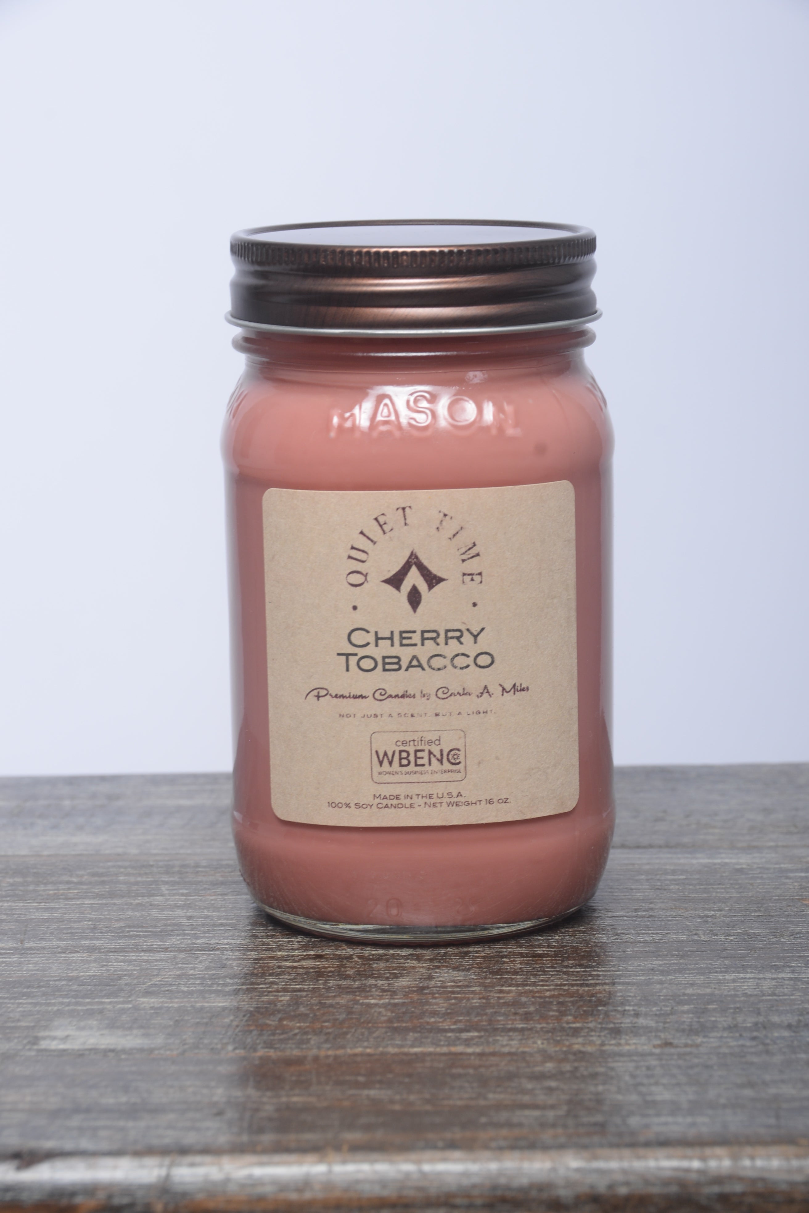 Cherry Tobacco | Pure Soy Wax Candle | Made in USA