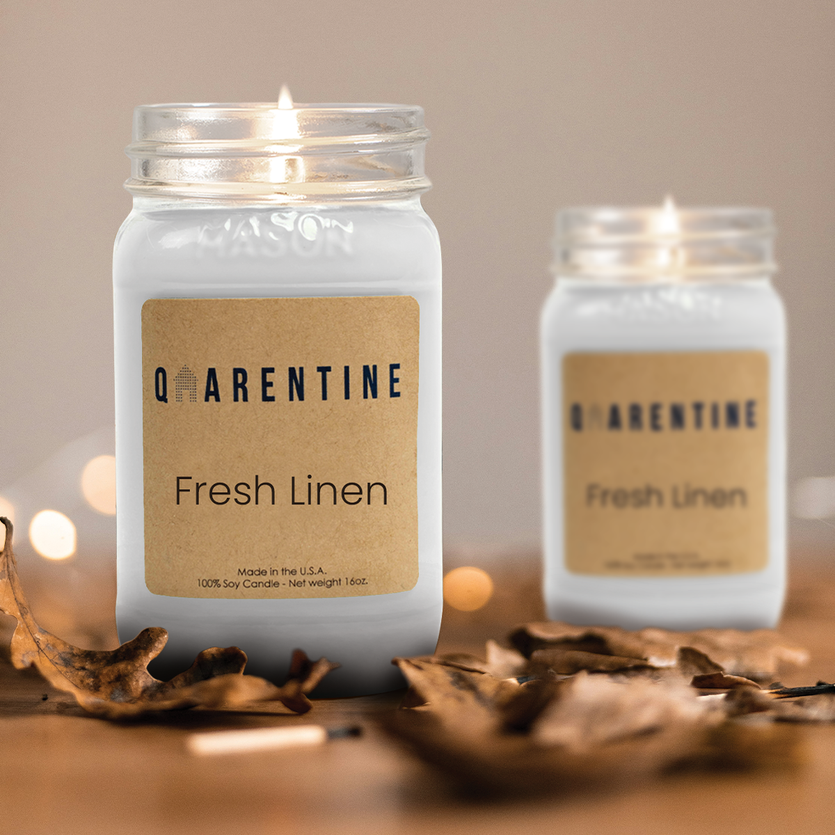 Fresh Linen | Pure Soy Wax Candle | Made in USA