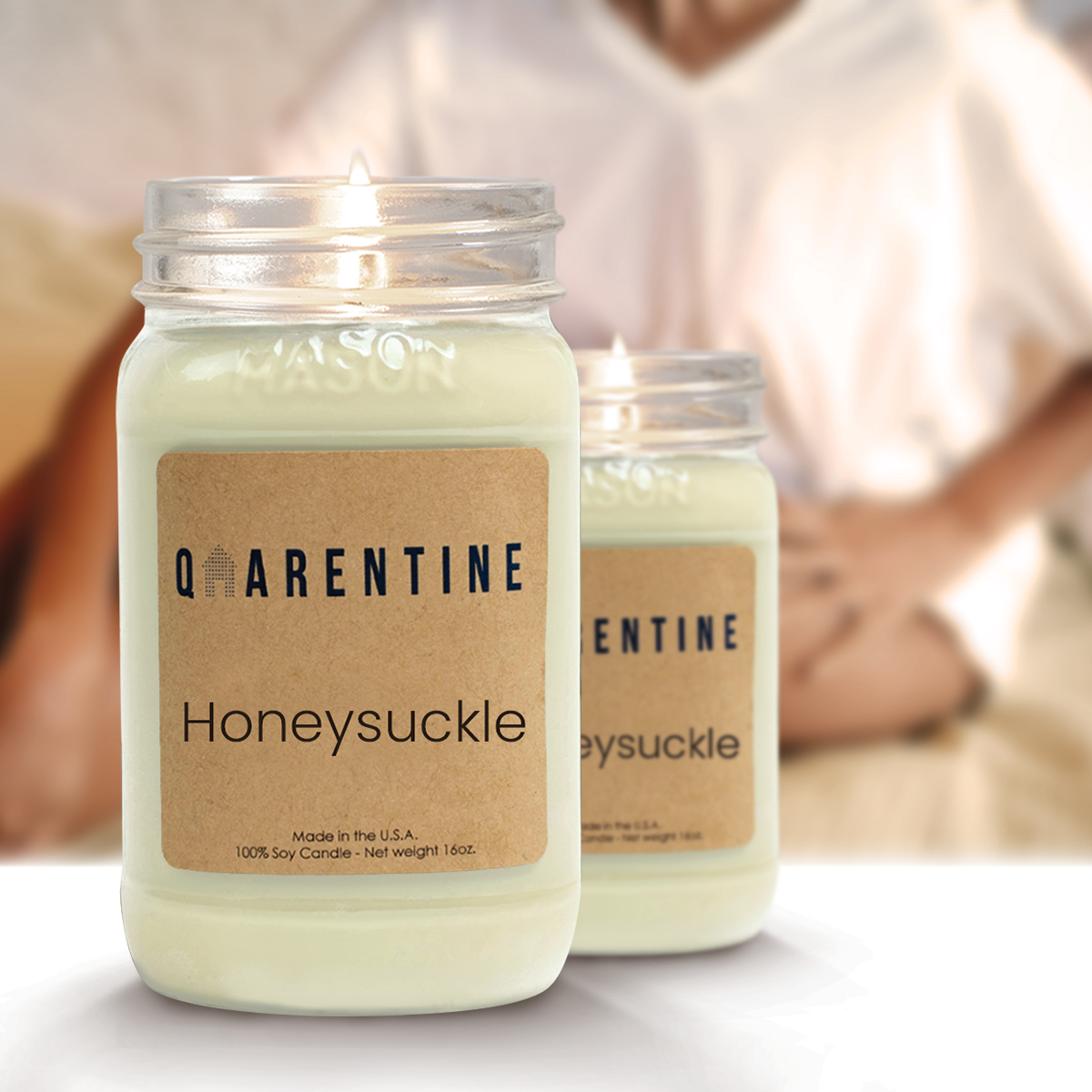 Honeysuckle | Pure Soy Wax Candle | Made in USA