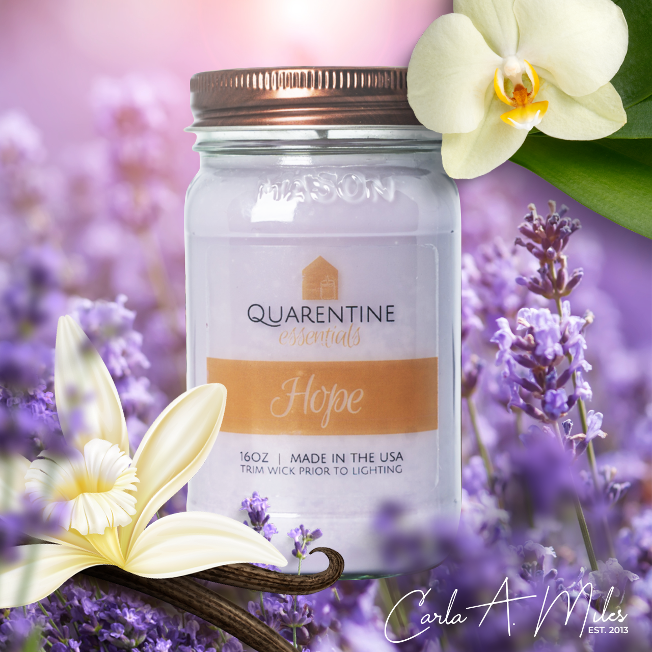 Hope | Pure Soy Wax Candle | Made in USA