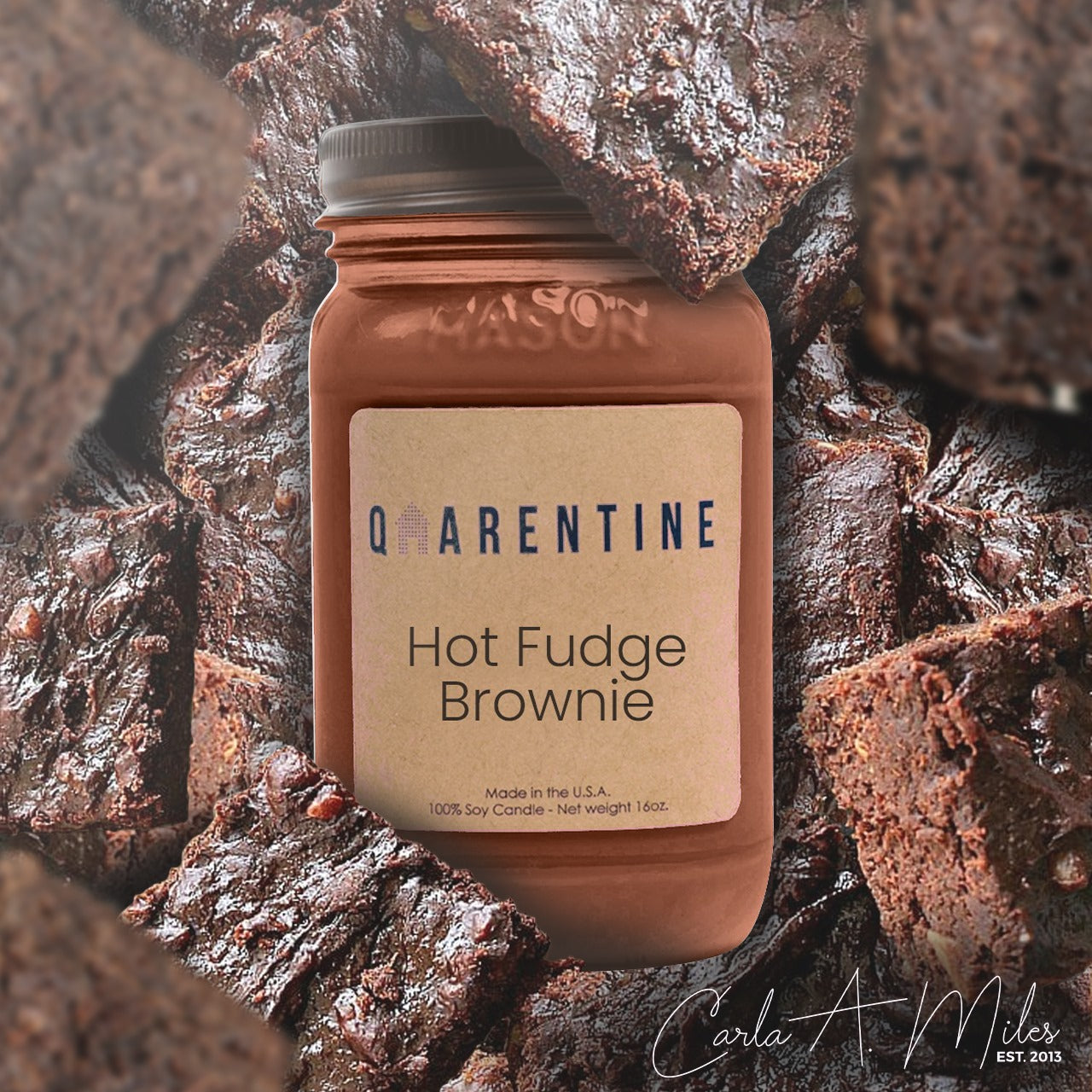 Hot Fudge Brownie | Pure Soy Wax Candle | Made in USA
