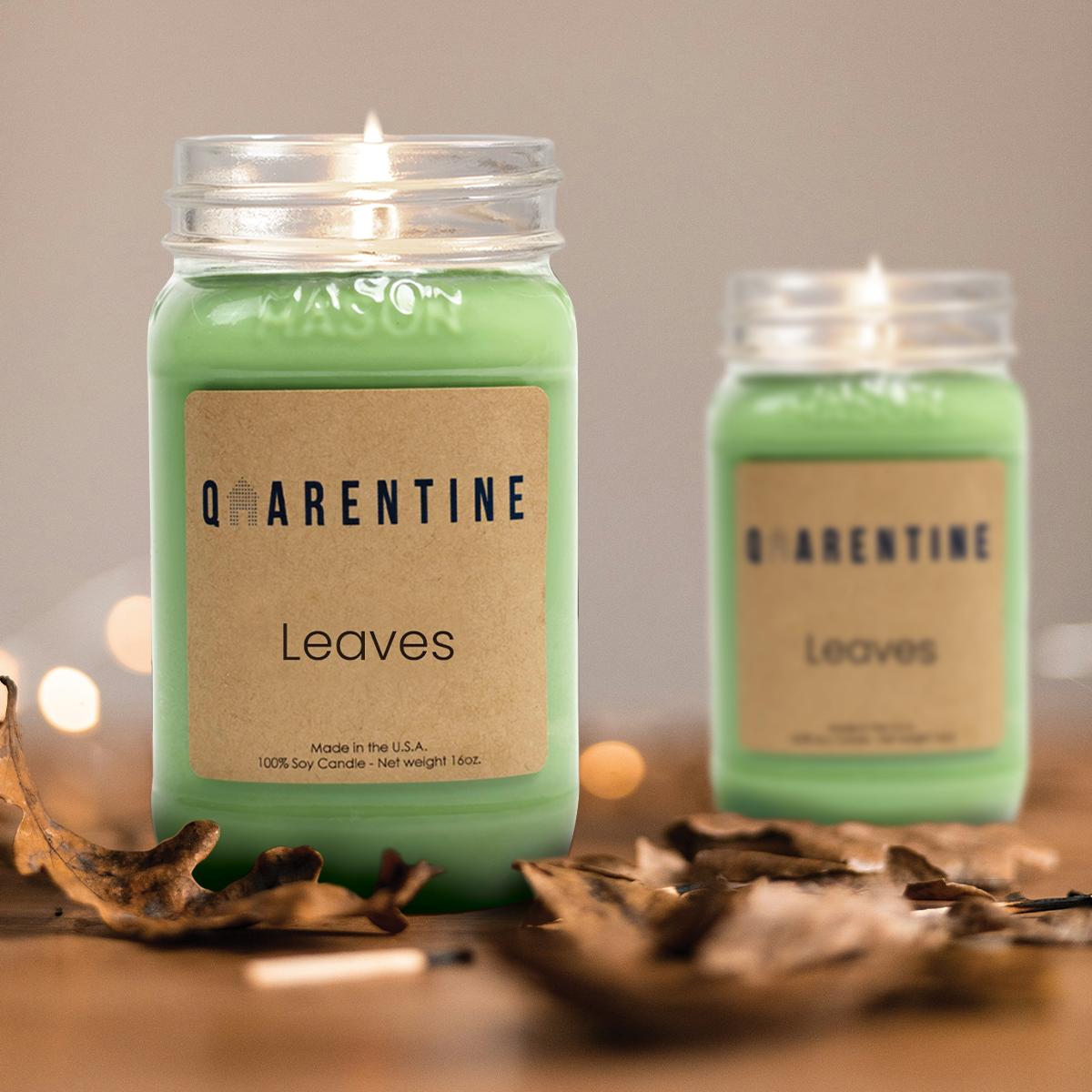 Leaves | Pure Soy Wax Candle | Made in USA