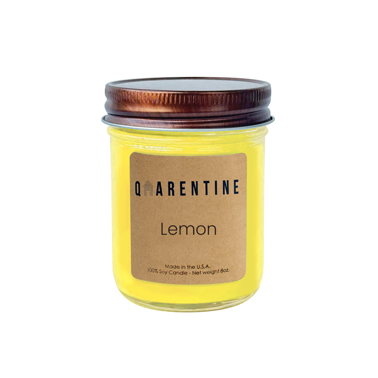 Lemon | Pure Soy Wax Candle | Made in USA