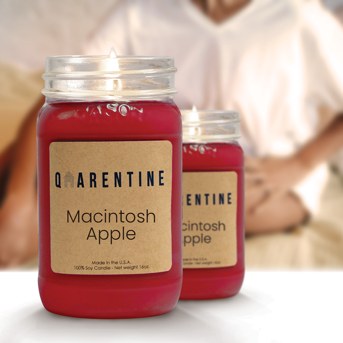 Macintosh Apple | Pure Soy Wax Candle | Made in USA