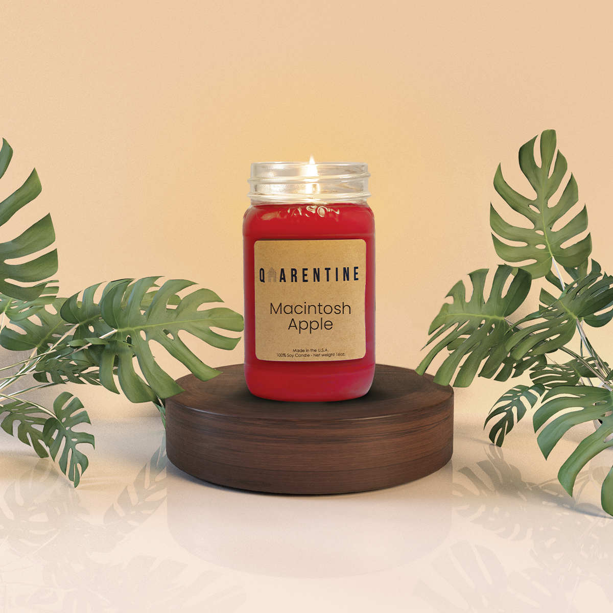Macintosh Apple | Pure Soy Wax Candle | Made in USA