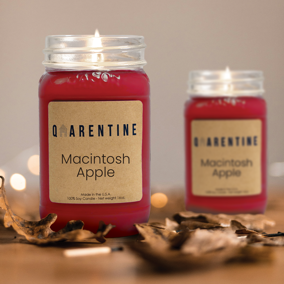 Macintosh Apple | Pure Soy Wax Candle | Made in USA