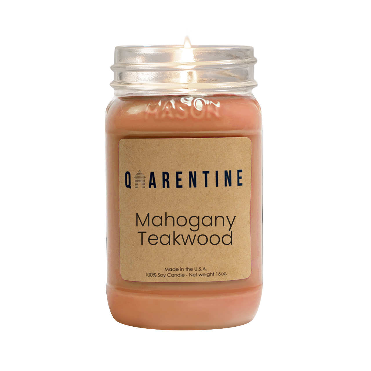 Mahogany Teakwood | Pure Soy Wax Candle | Made in USA