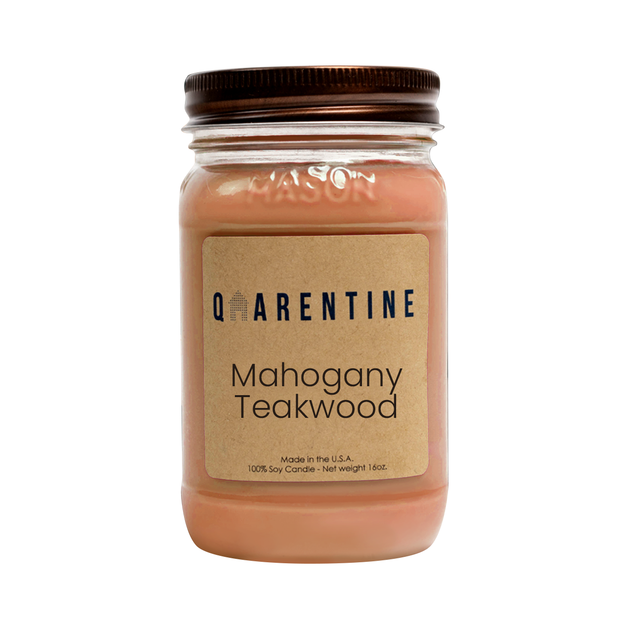 Mahogany Teakwood | Pure Soy Wax Candle | Made in USA