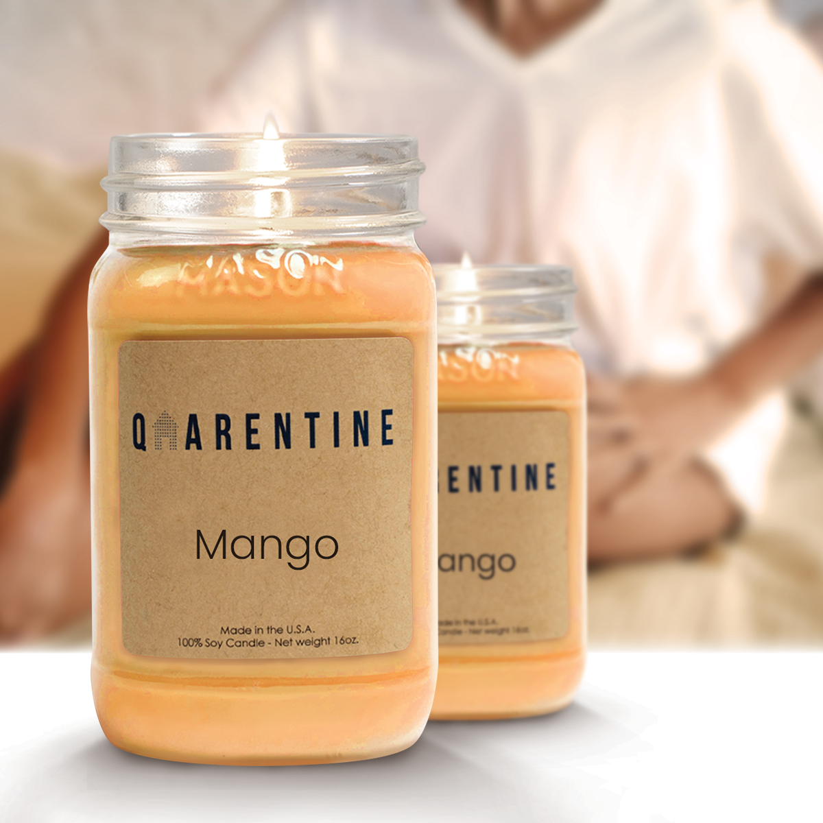 Mango| Pure Soy Wax Candle | Made in USA