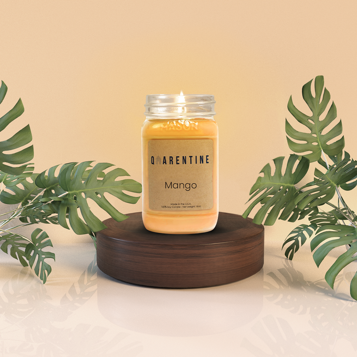 Mango| Pure Soy Wax Candle | Made in USA