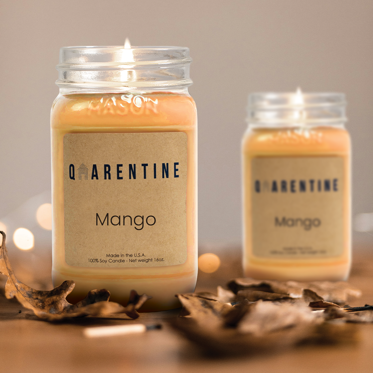 Mango| Pure Soy Wax Candle | Made in USA