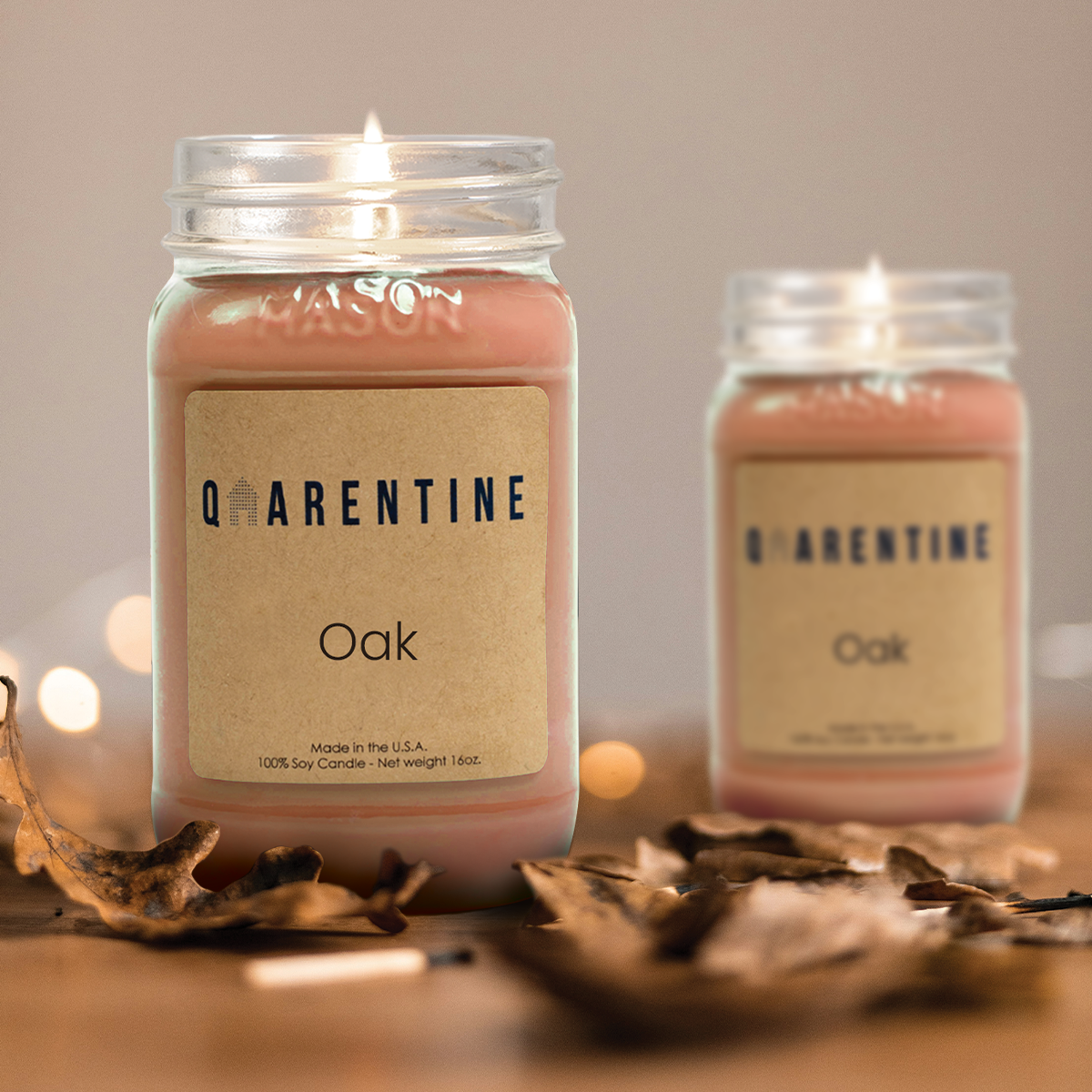 Oak | Pure Soy Wax Candle | Made in USA