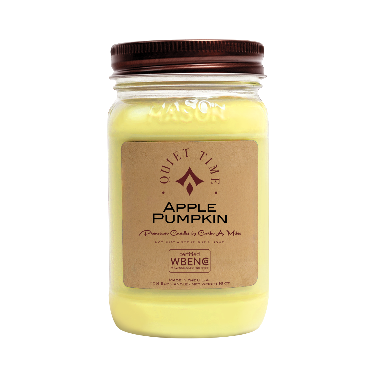 Apple Pumpkin | Pure Soy Wax Candle | Made in USA