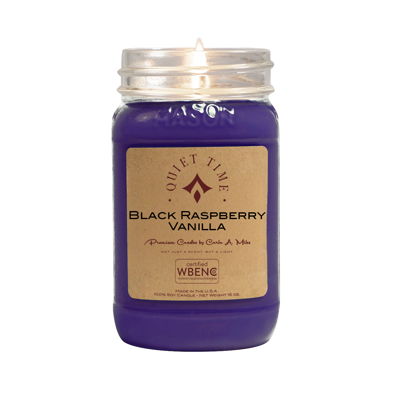 Black Raspberry Vanilla | Pure Soy Wax Candle | Made in USA