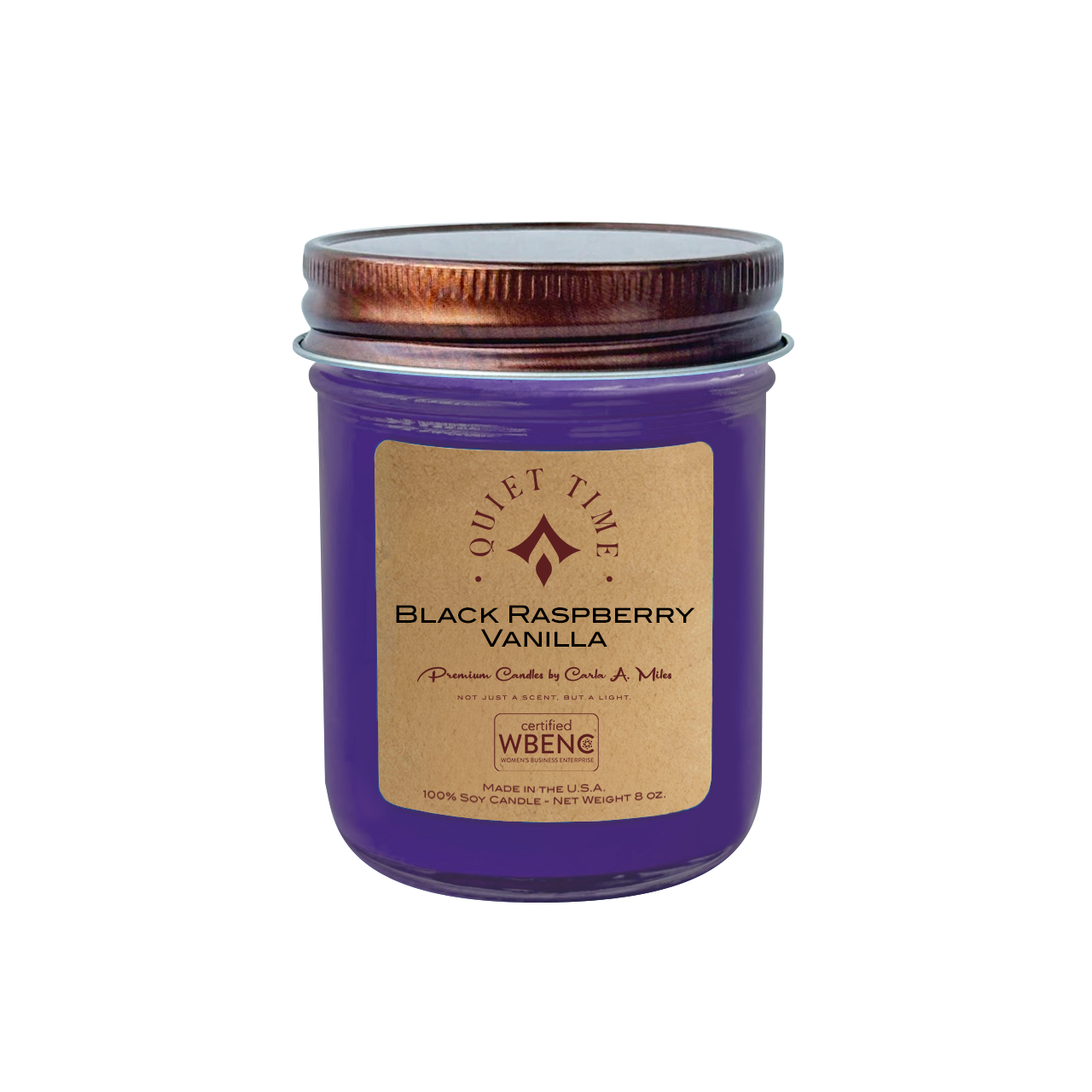 Black Raspberry Vanilla | Pure Soy Wax Candle | Made in USA
