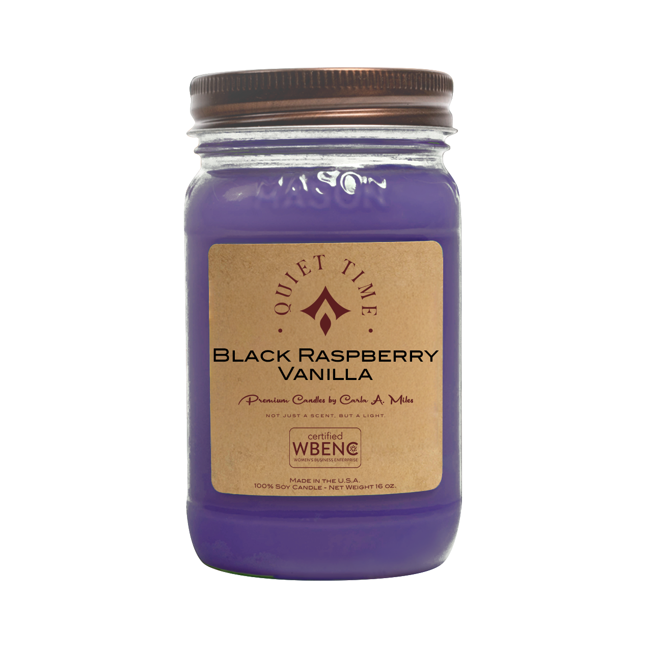Black Raspberry Vanilla | Pure Soy Wax Candle | Made in USA