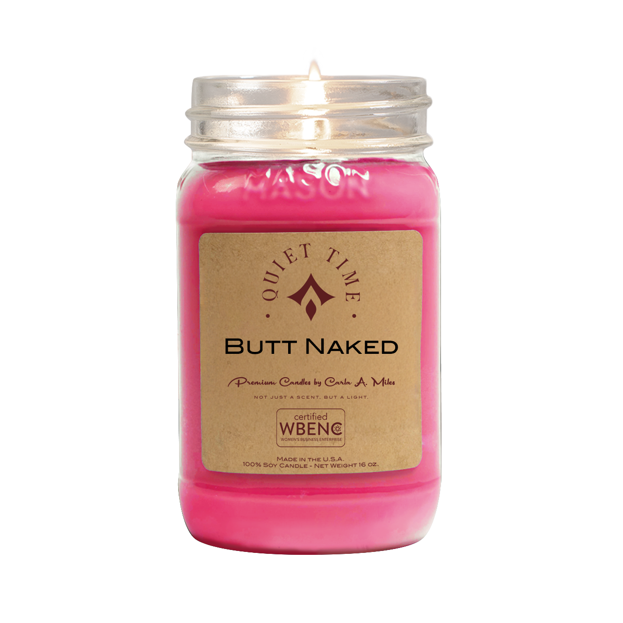 Butt Naked | Pure Soy Wax Candle | Made in USA