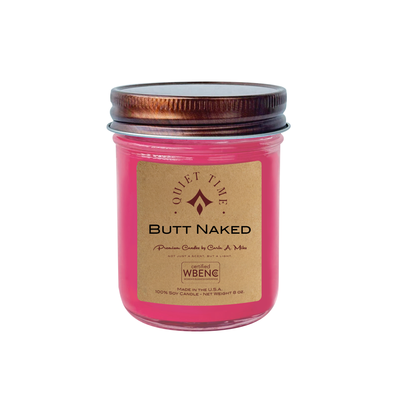 Butt Naked | Pure Soy Wax Candle | Made in USA