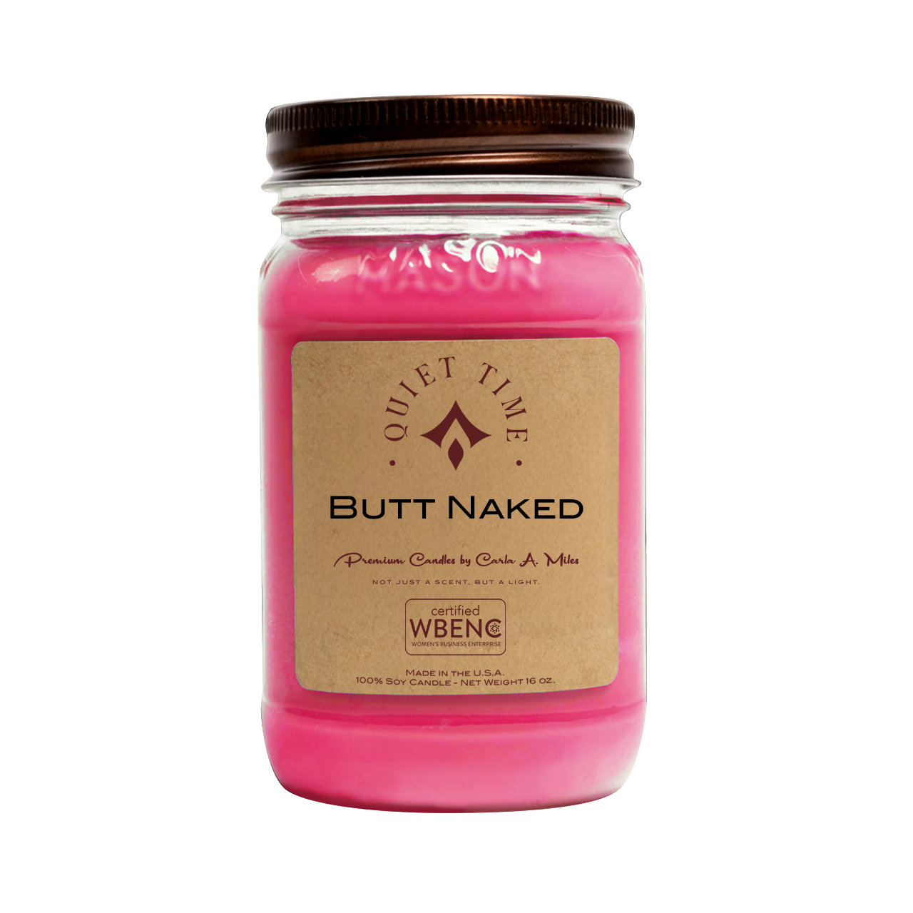 Butt Naked | Pure Soy Wax Candle | Made in USA