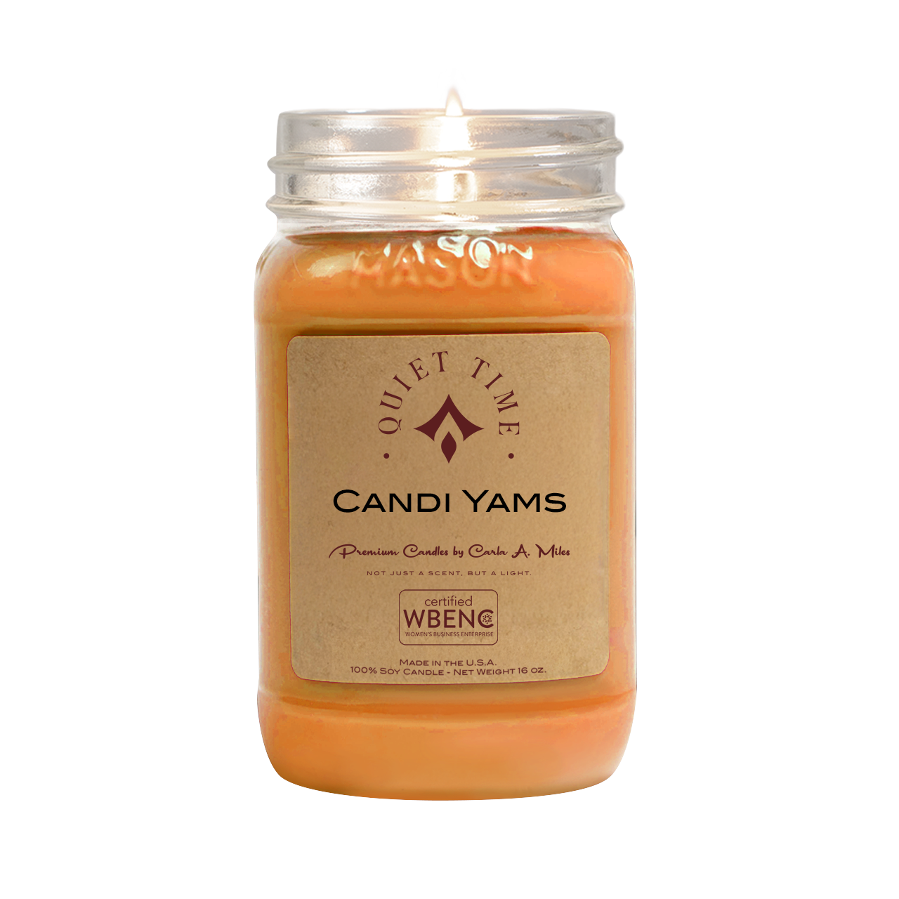Candi Yams | Pure Soy Wax Candle | Made in USA