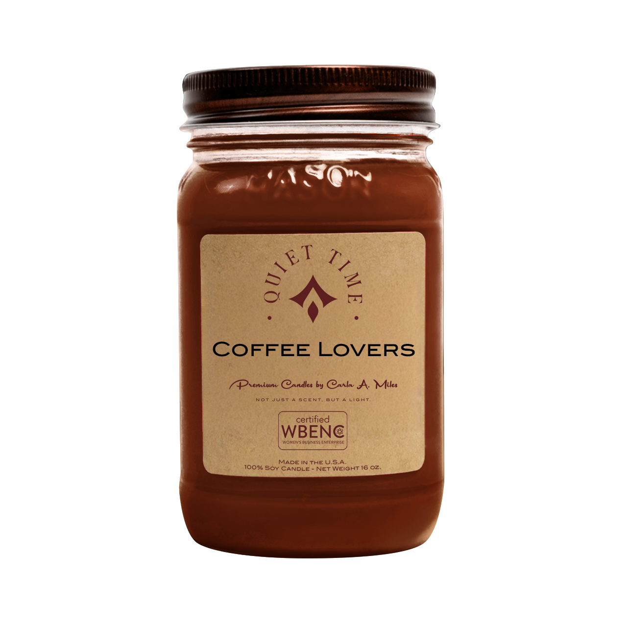 Coffee Lovers | Pure Soy Wax Candle | Made in USA