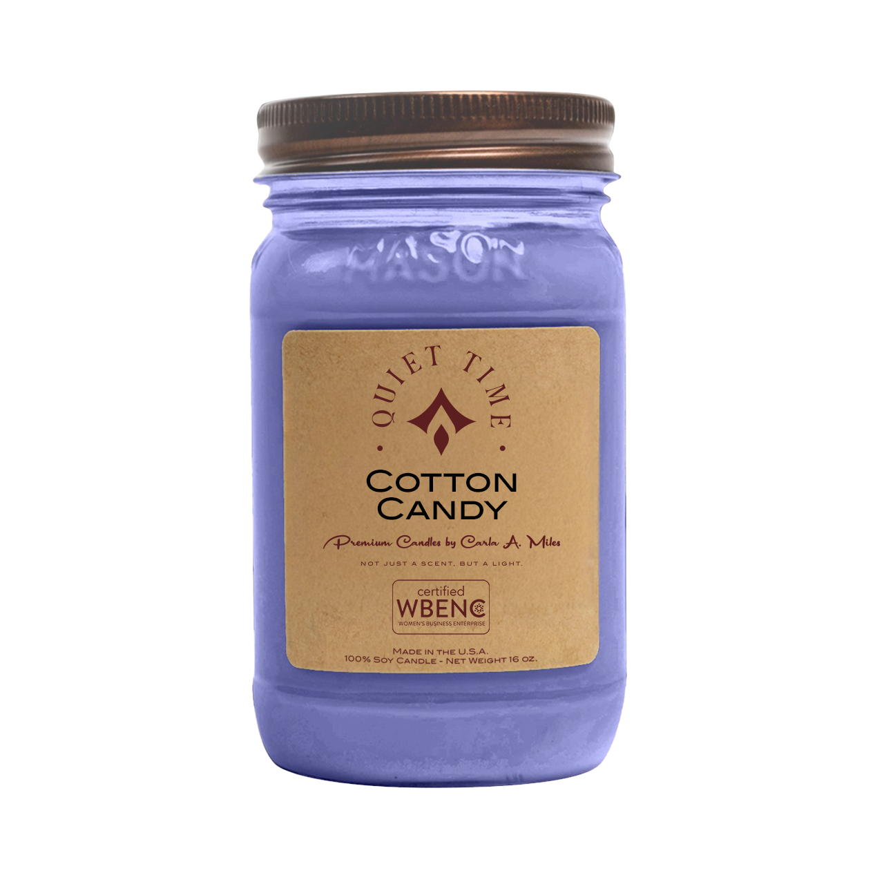 Cotton Candy | Pure Soy Wax Candle | Made in USA