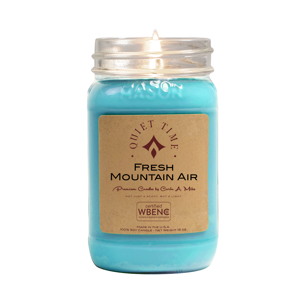 Fresh Mountain Air | Pure Soy Wax Candle | Made in USA