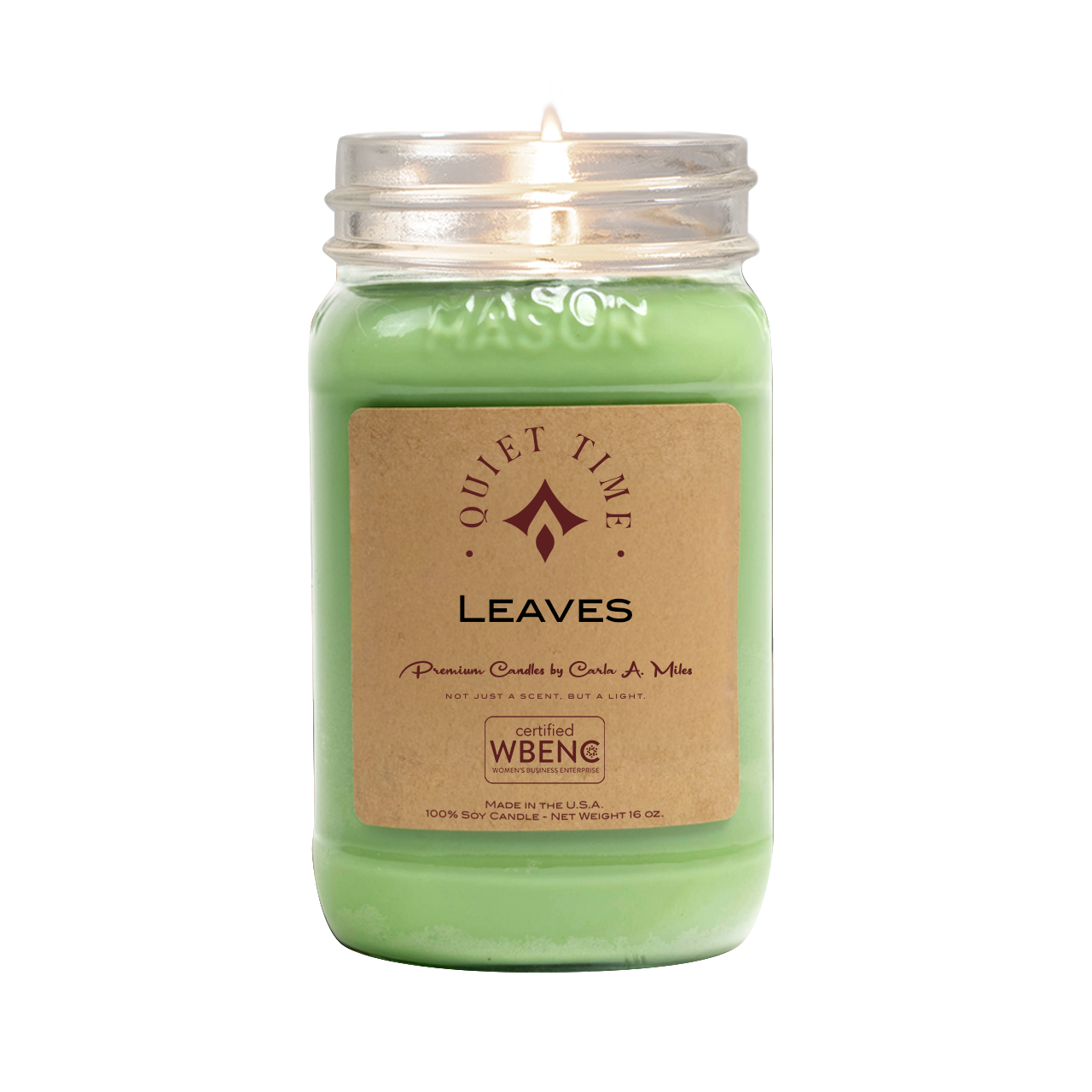 Leaves | Pure Soy Wax Candle | Made in USA