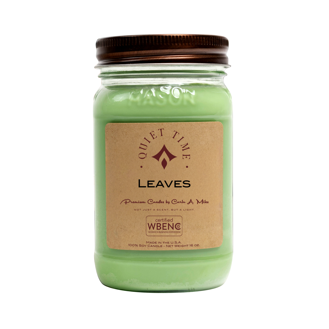 Leaves | Pure Soy Wax Candle | Made in USA