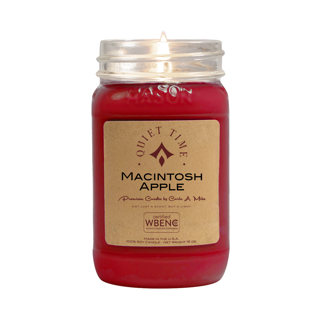 Macintosh Apple | Pure Soy Wax Candle | Made in USA